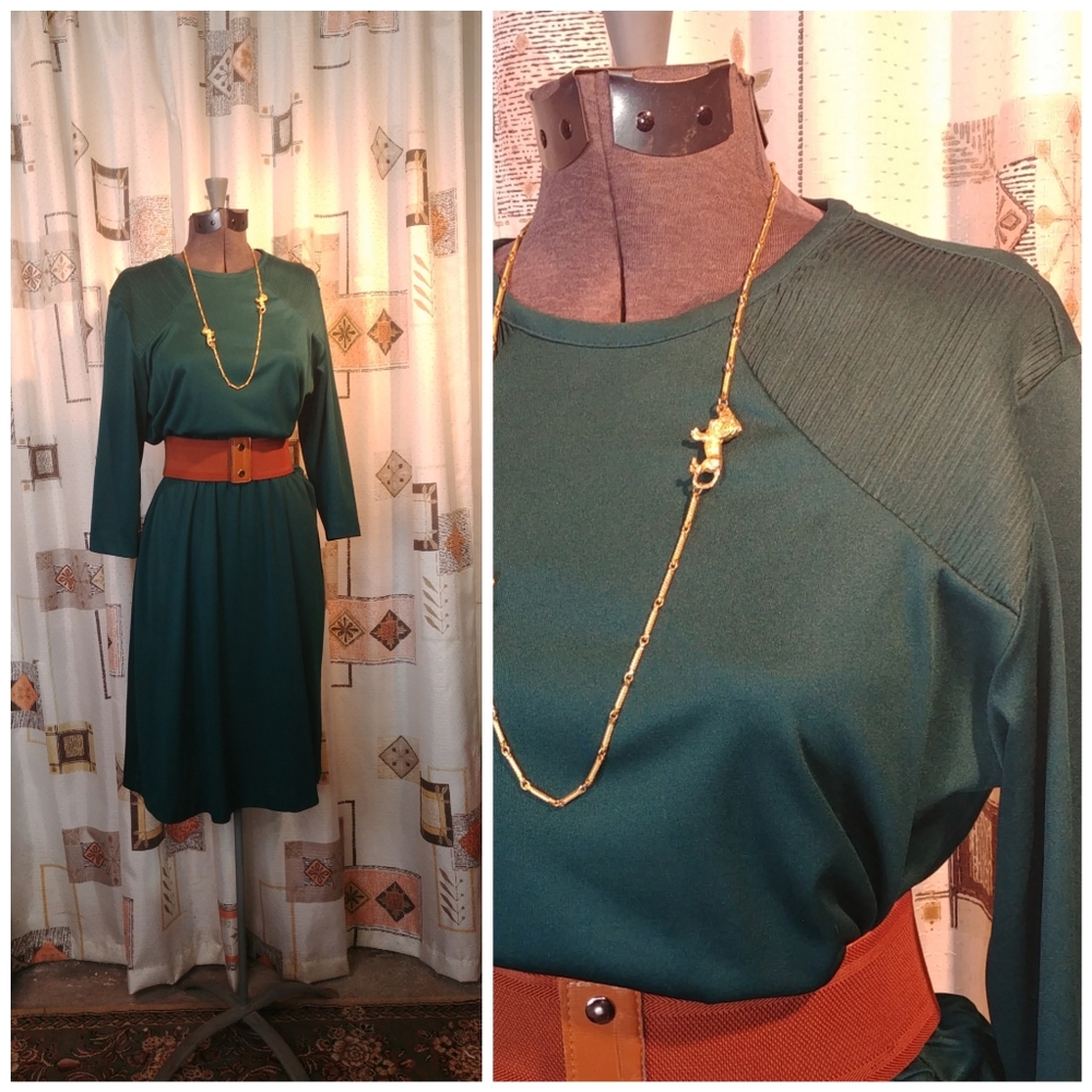 Vintage Blair Teal Green dress